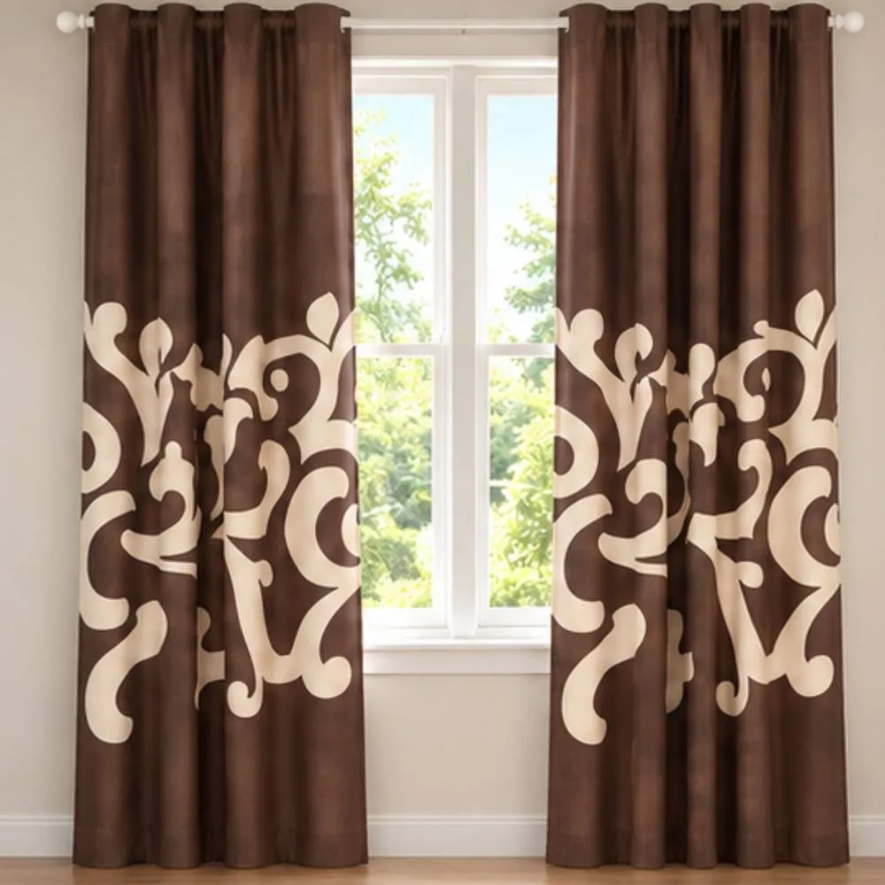 Smart Living Assorted Luxury Mixed Print Curtains 66" x 72" - 2, 3 or 4 Pairs in Blue 6