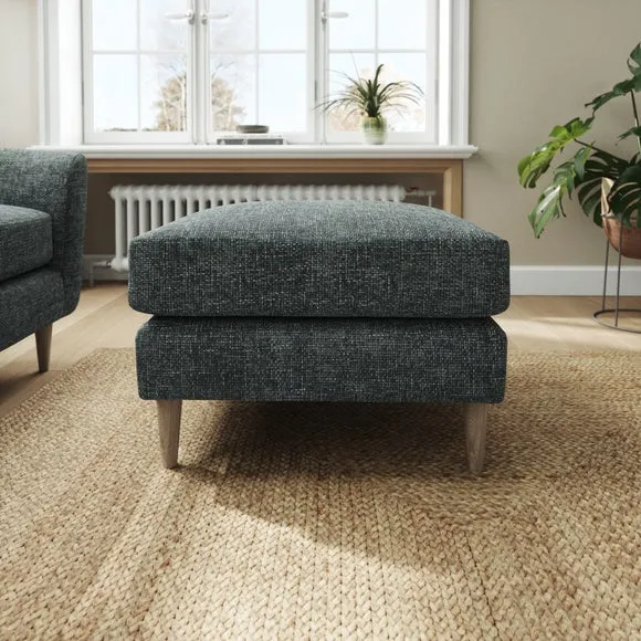 Sven Chunky Chenille Footstool 2