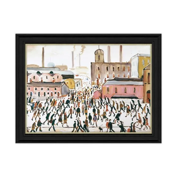 Artko Going to Work 1959 by L.S Lowry Framed Print 3