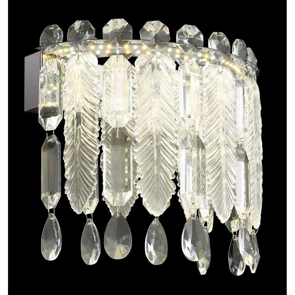 Netlighting Klunka Wall Lamp Chrome K5 Crystals LED 27006000K Touch Dimmer in Grey 4