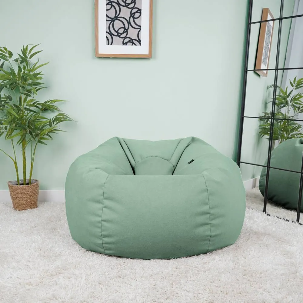 rucomfy Beanbags rucomfy Veneto Classic Bean Bag for Adults - Soft Lounge Chair in Jade