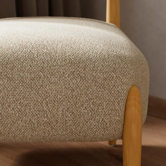 Edited Life Raya Pebble Boucle Accent Chair 4