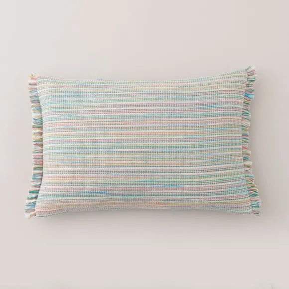 Ava Fringe Cotton Rectangle Cushion 3