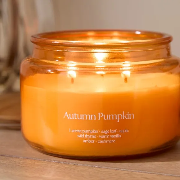 Autumn Pumpkin Multi Wick Candle 2