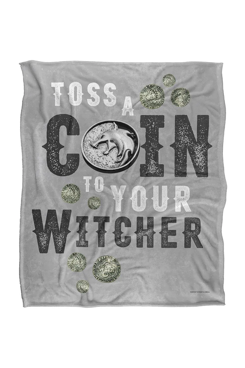 The Witcher Toss A Coin To Your Witcher Soft Throw Blanket 152X127 Cm