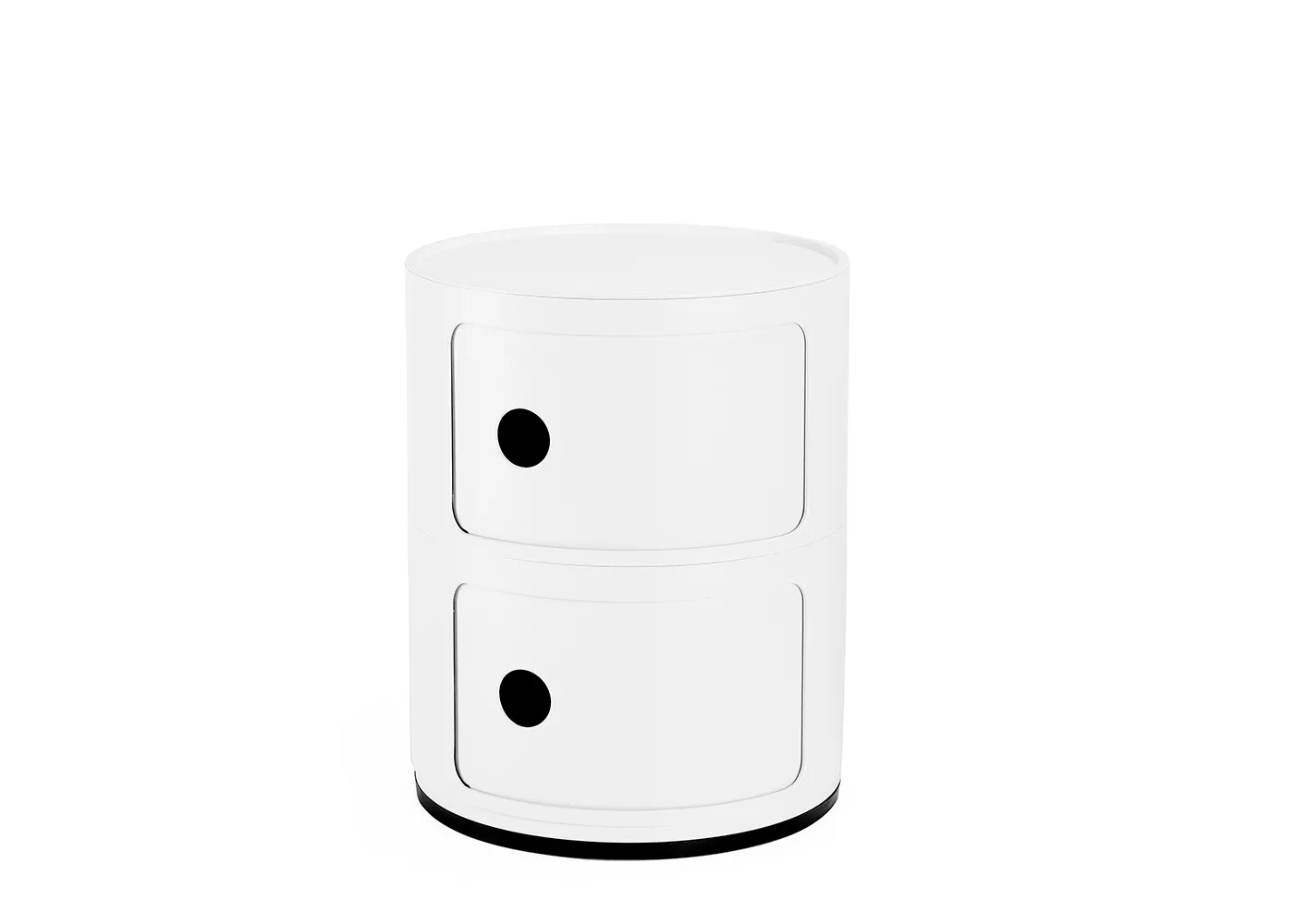 Kartell Componibili Cabinet 2 Elements Matt White