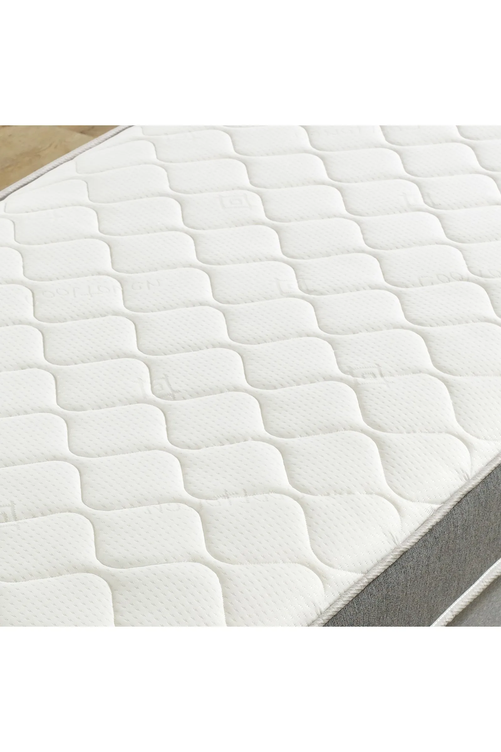 eXtreme Comfort Ltd Cooltouch Essentials Grey Memory Foam Hybrid Spring Mattress in Mid Grey 3