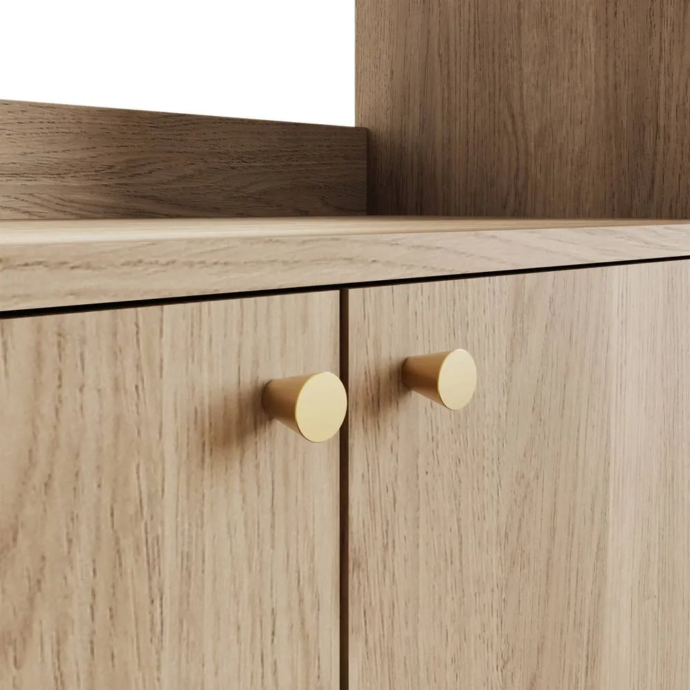 GFW Vionna Bookcase in Light Oak 6