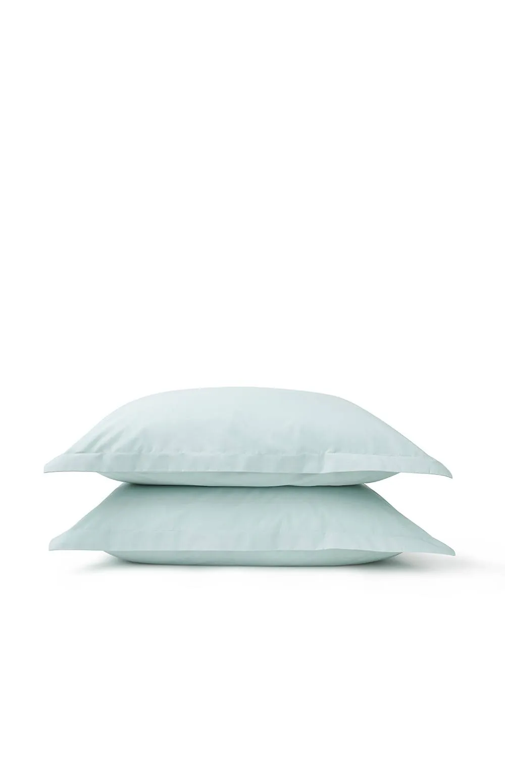 CHRISTY Pure Cotton Percale Oxford Pillowcase Pair in Duck Egg Blue 3