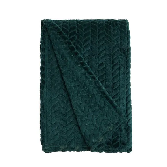 Amelia Recycled Throw Blanket, 200cm x 200cm 5