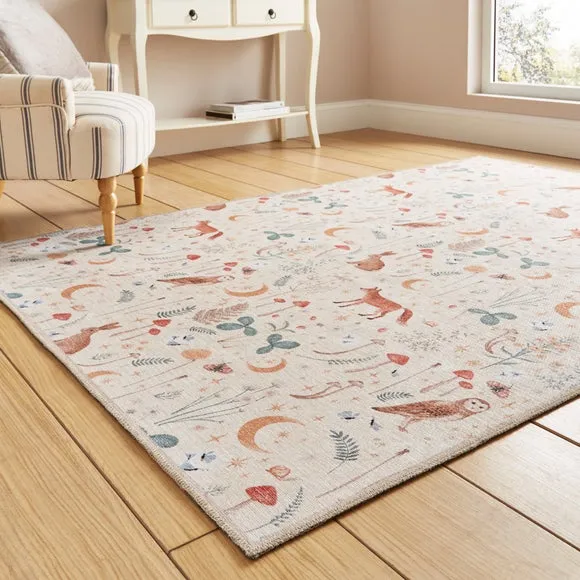 Catherine Lansfield Twilight Animals Rug 6