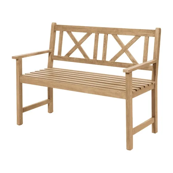 Cambridge 3 Seater Acacia Wood Bench 2