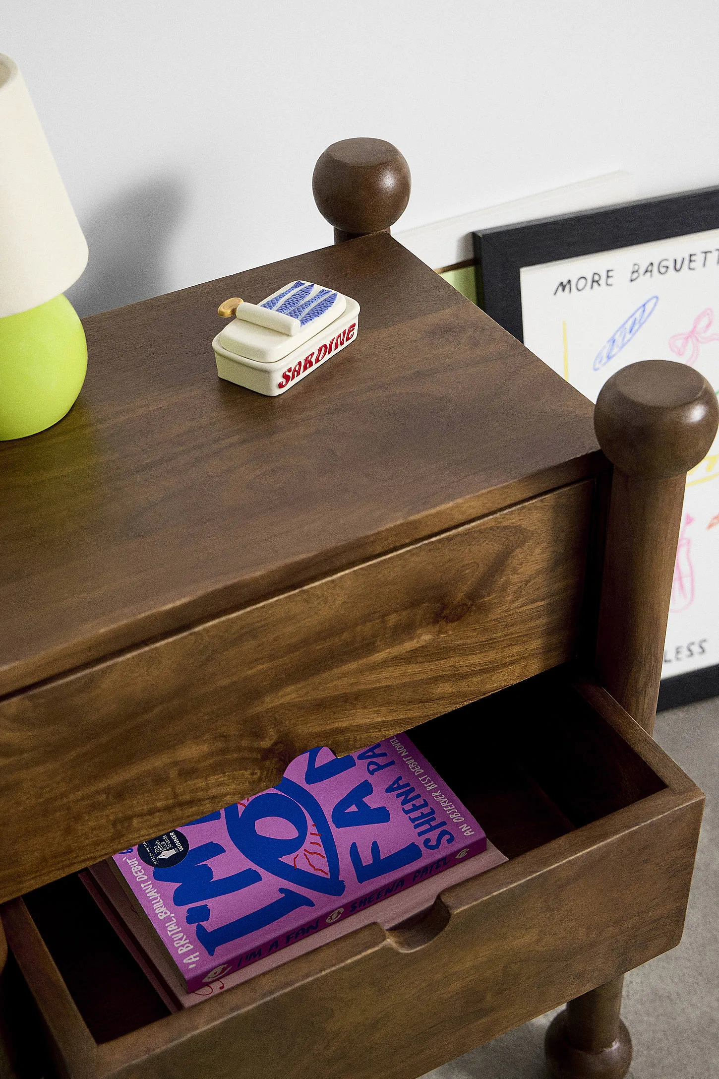 Bobble Nightstand - Brown 2