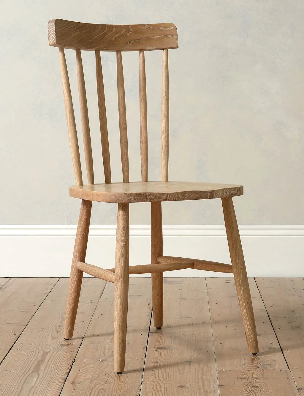 Cotswold Company Set of 2 Inglesham Spindleback Dining Chairs Natural