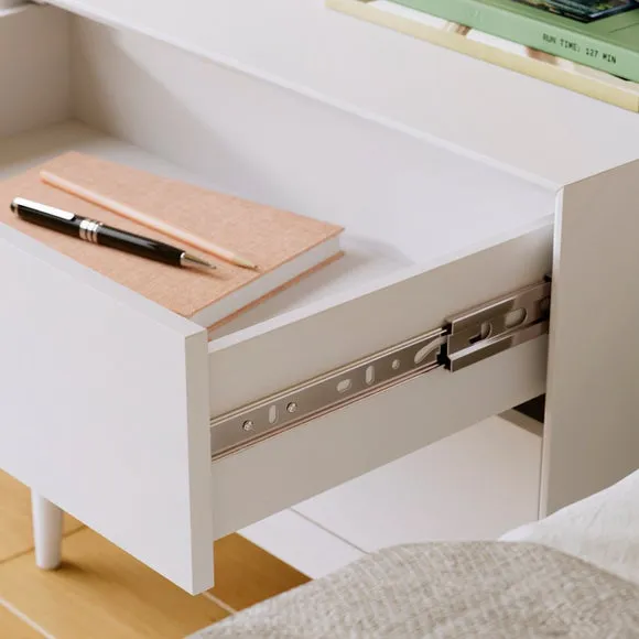 Juna 2 Drawer Wide Bedside Table 2