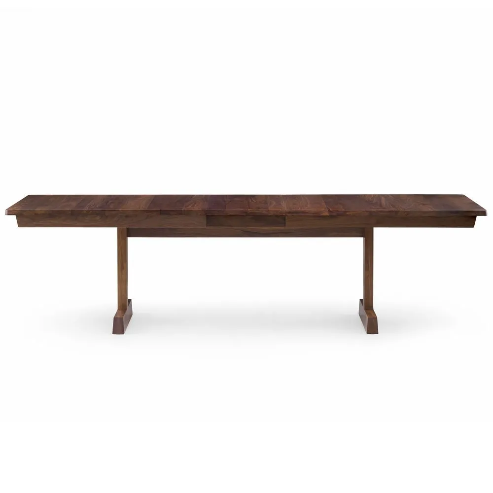 De La Espada Refectory Extending Dining Table Danish Oil Walnut 1