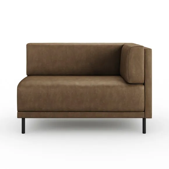 Mae Corner Dining Bench, Faux Leather 5
