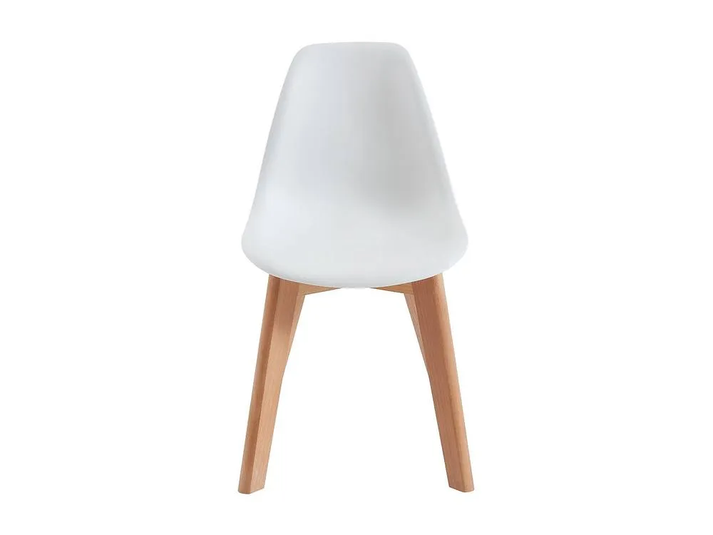 Vente-unique Set Of 2 Children's Polypropylene & Beech Wood Chairs - White 5