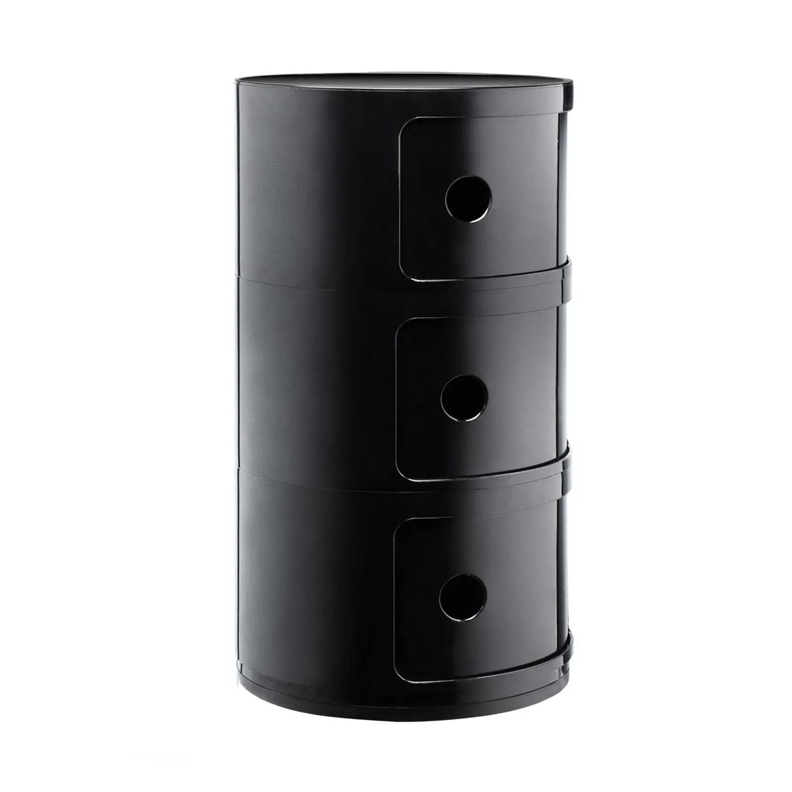Kartell Componibili 3 Drawer Storage Unit, Black