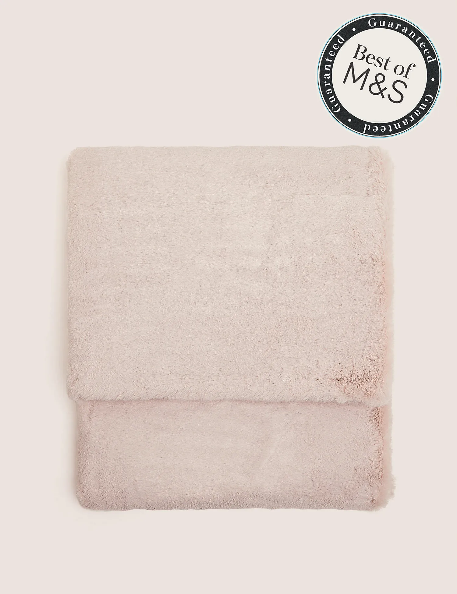 M&S Supersoft Faux Fur Throw