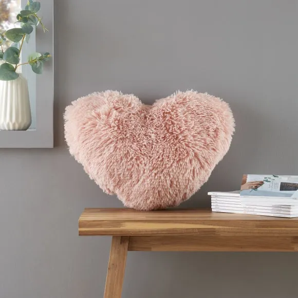 Catherine Lansfield Cuddly Heart Cushion