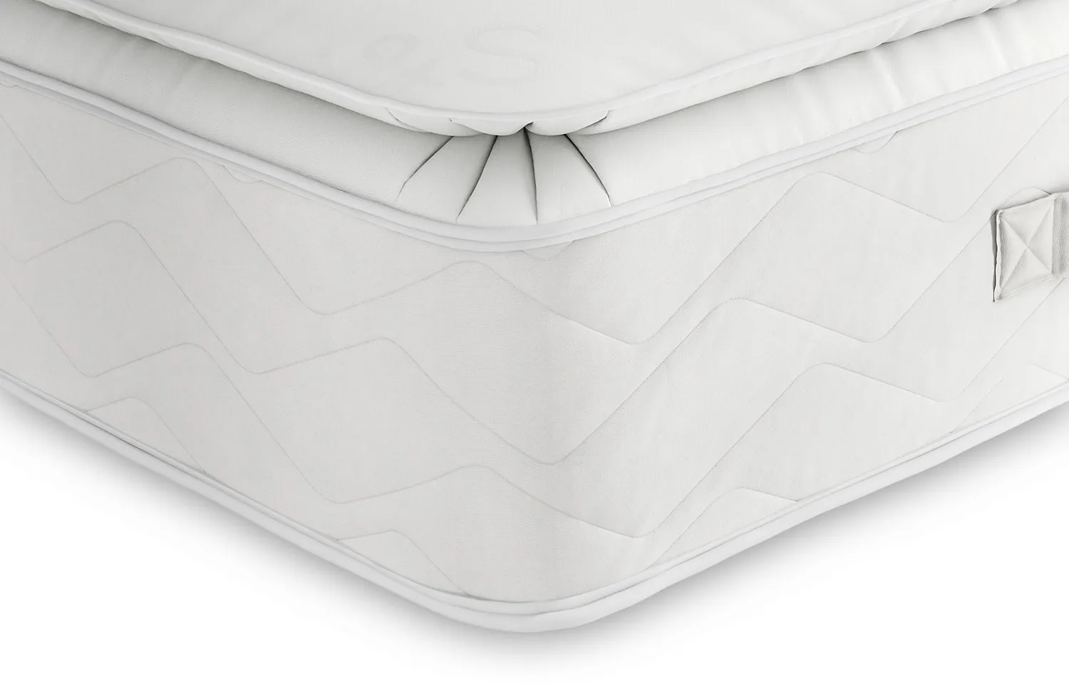 M&S Pillowtop Natural Wool 1050 Pocket Sprung Medium Mattress