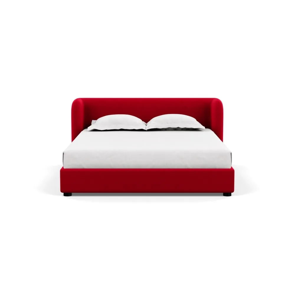 Scp Group Bed King Melton Wool Red Oxide 1