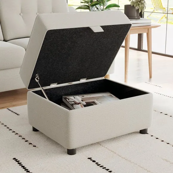 Baxter II Chenille Soft Texture Footstool 4