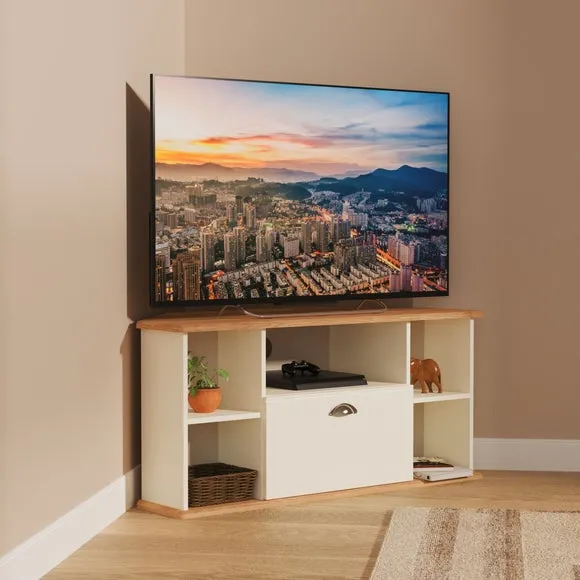 Earlston Corner TV Unit for TVs up to 50" 1