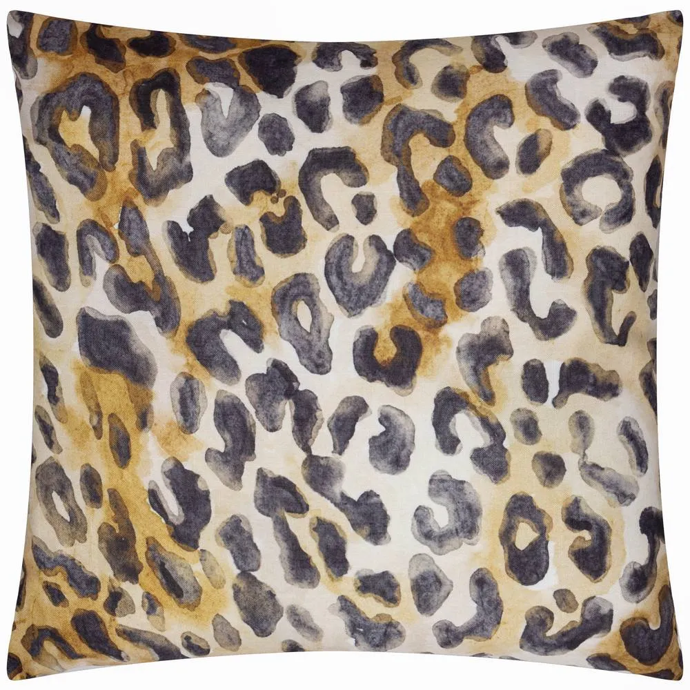 Paoletti Leopardis Trio Printed Outdoor Cushion in Gold 3