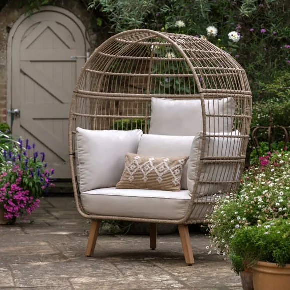 Cedar & Sage Melfi Wicker Egg Chair