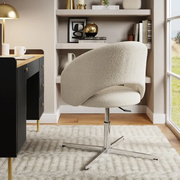 Fergie Boucle Office Chair 2