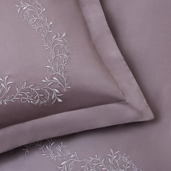 Dorma Camerelle Embroidery 100% Cotton Sateen Oxford Pillowcase Pair 3