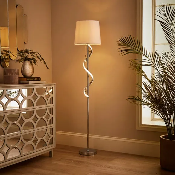 Palais 2 Light Metal Floor Lamp 2