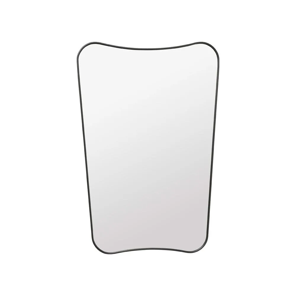 Gubi FA33 Rectangular Wall Mirror Medium Black 2