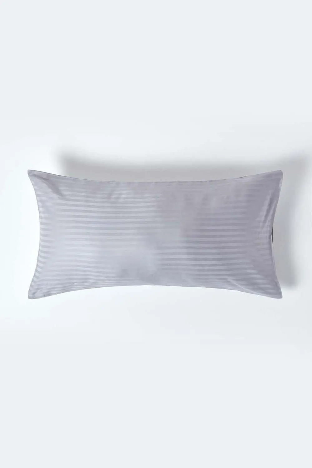 Homescapes Egyptian Cotton Ultrasoft Housewife Pillowcase 330 TC, King Size in Grey 1