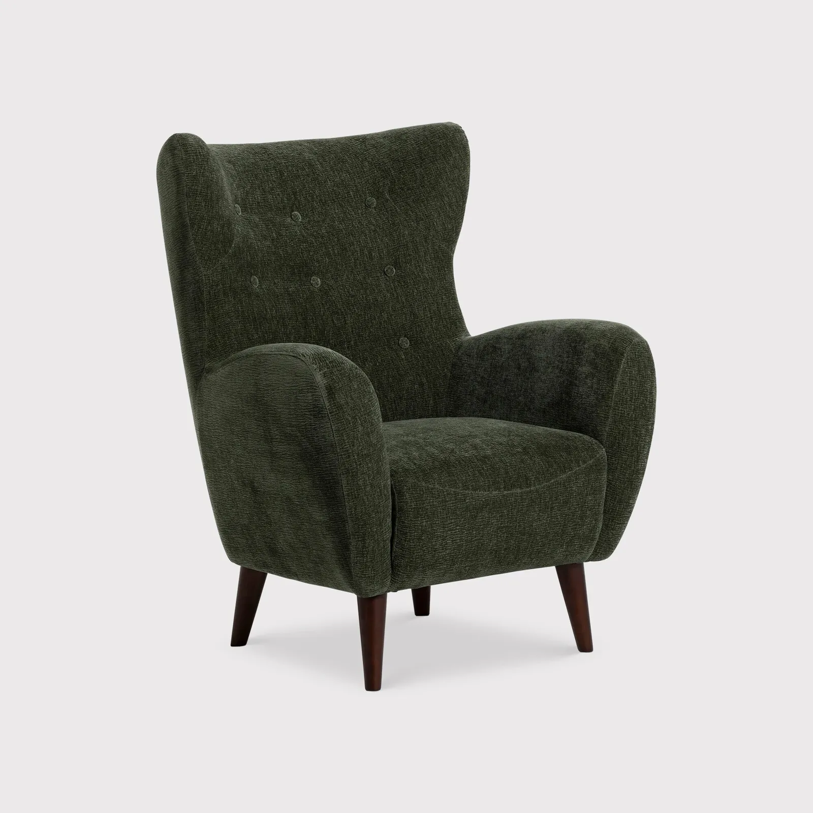 Lucian Armchair, Green Fabric | Barker & Stonehouse 1