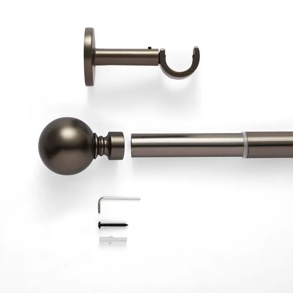 Ashton Extendable Metal Curtain Pole 3