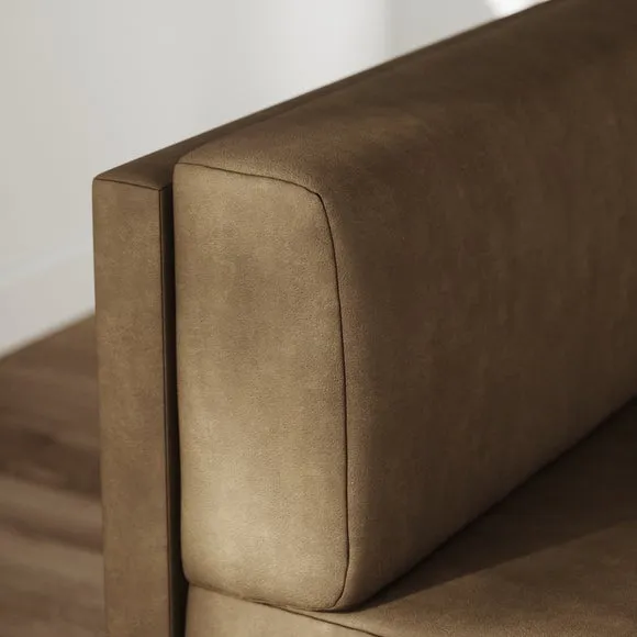 Mae Long Dining Bench, Faux Leather 3