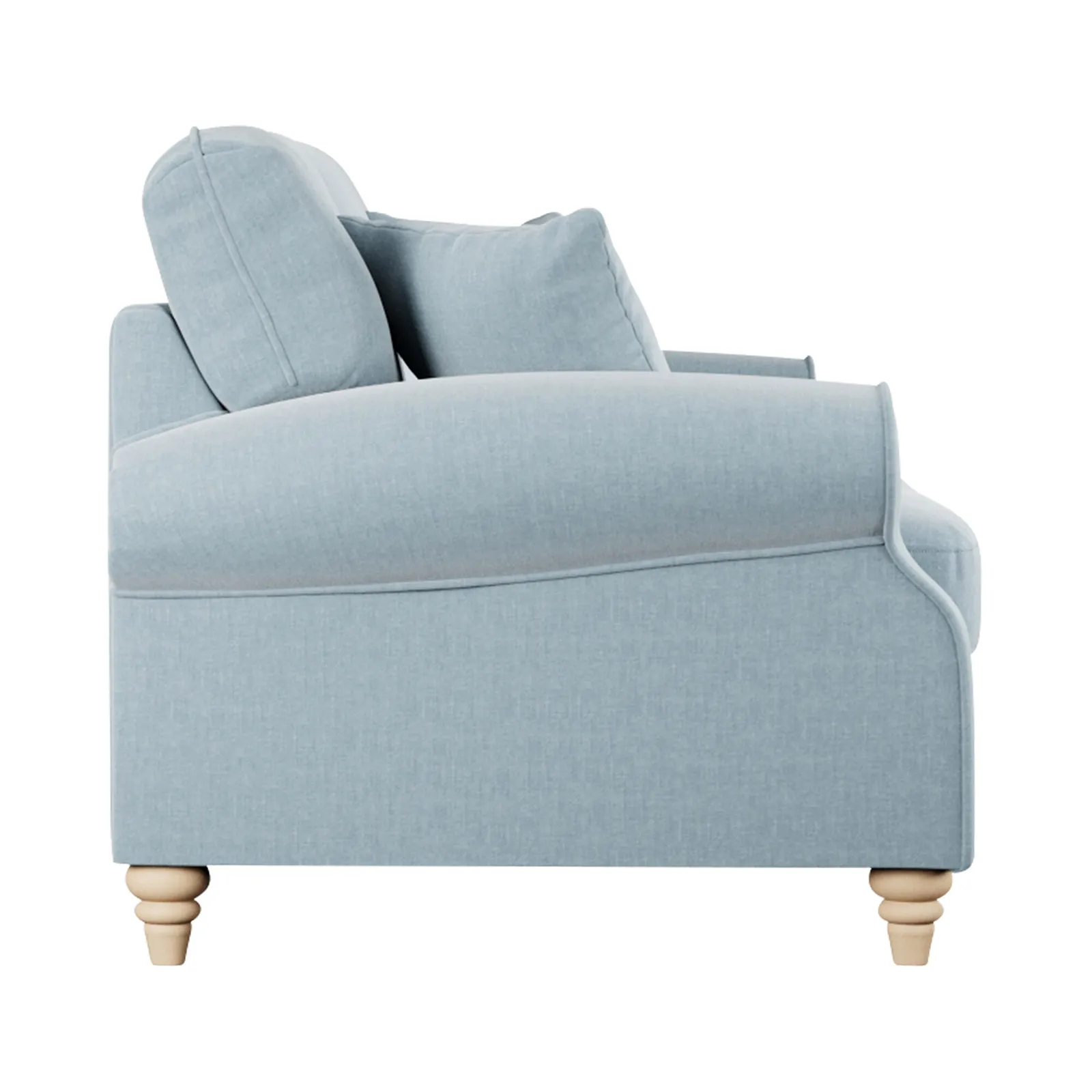 Hattie 2 Seater Sofa, Blue Fabric | Barker & Stonehouse 3