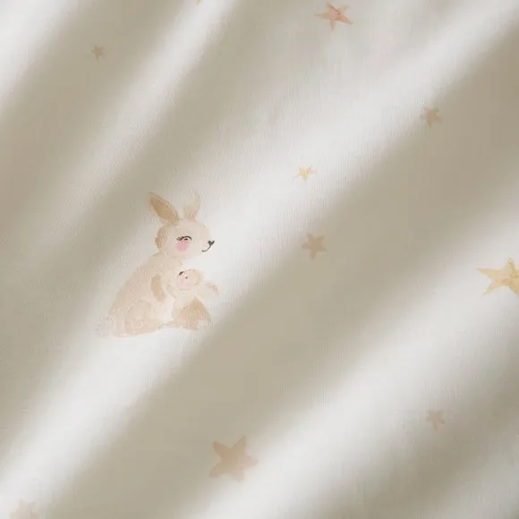 Star Bunny Organic Cotton Duvet Cover and Pillowcase Set 6