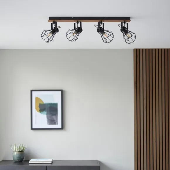 Return - Fulton 4 Light Semi Flush Spotlight Bar 4