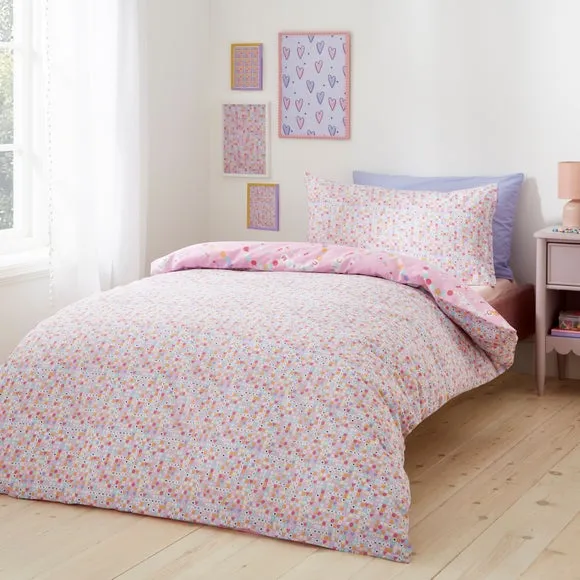 Friendship Hearts Duvet Cover and Pillowcase Set 3