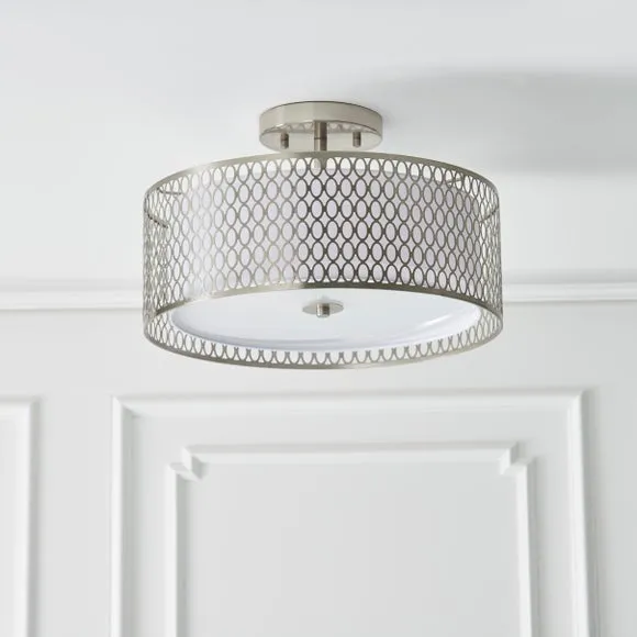 Vogue Tolna 3 Light Semi Flush Ceiling Light 2