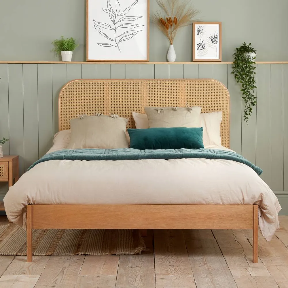 Birlea Rattan Bed Frame Margot Bedstead in Brown 2