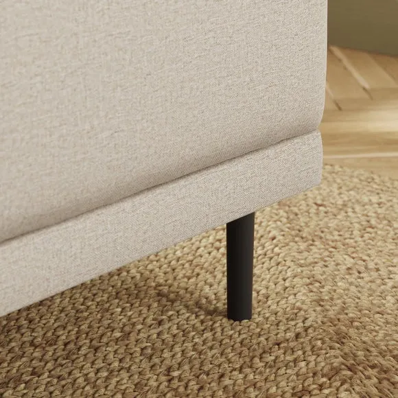 Mae Long Dining Bench, Textured Weave 5