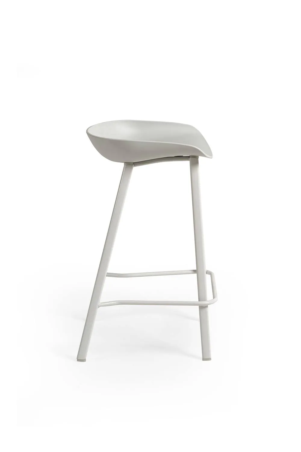 Julian Bowen Renzo Plastic Bar Stool (Set of 2) in Grey 6