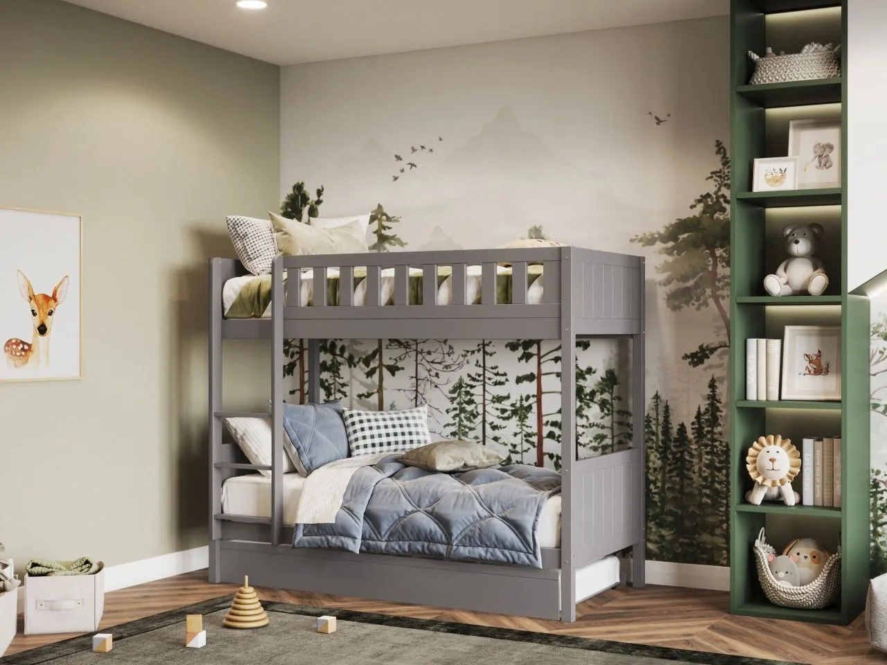 Flair Bea Shorty Bunk Bed in Grey 6