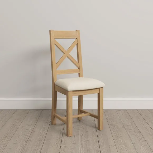 Windsor Set of 2 Cross Back Dining Chairs 1