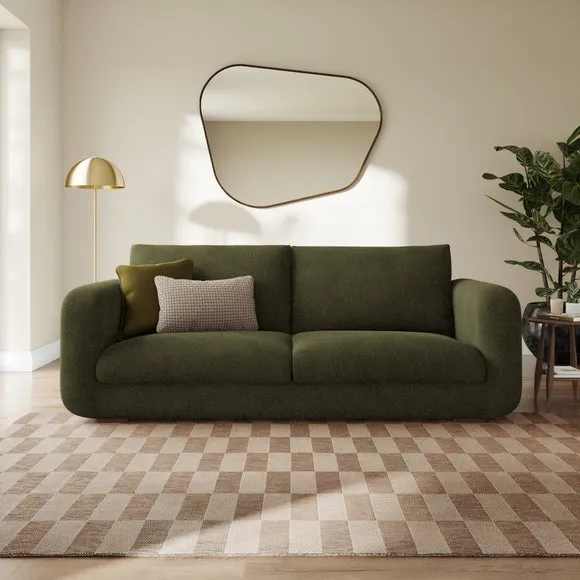 Luca Tonal Boucle 4 Seater Sofa